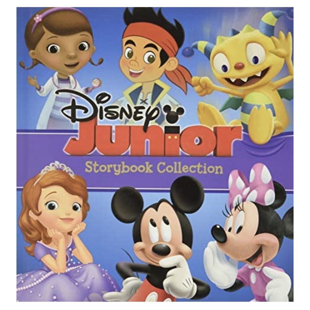 Disney Junior STORY BOOK 18 Kids Bedtime Stories Hardcover Mickey Pirates 1st Ed